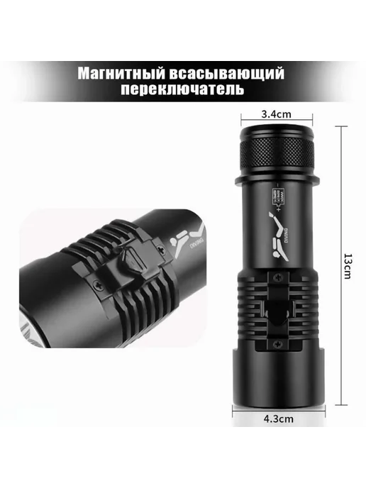 joncely Подводный фонарь Черный, черный, фото 6