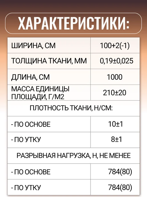 Суперпласт Огнеупорная ткань базальтовая ТБК-100 10 п.м, коричневый, фото 4