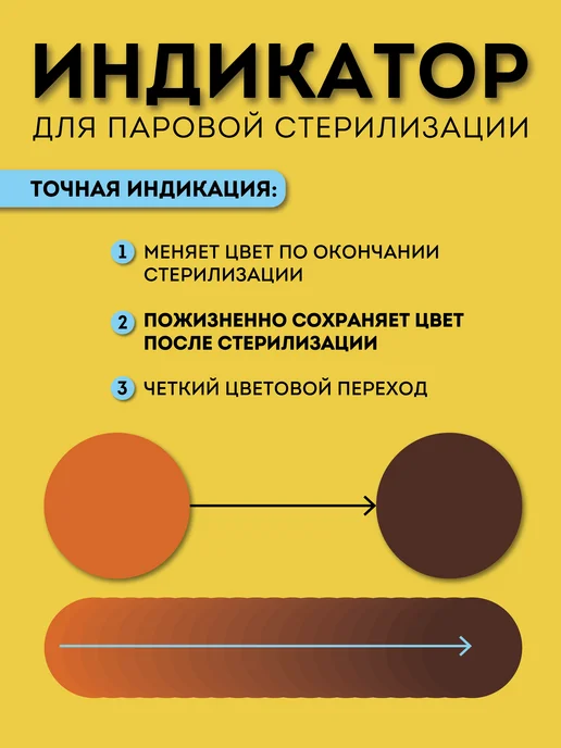 Индикаторы для сухожара для стерилизации с журналом, вариант, фото 3