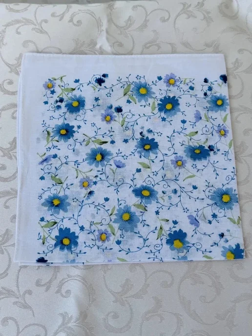 Lapastel Платок 1 шт 45х45 см сатин карманный платочек в подарок, 45x45 см, 1 шт, фото 3