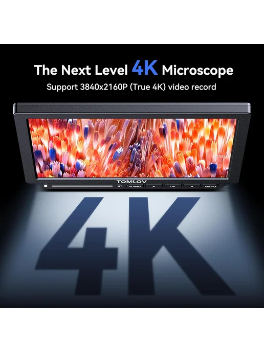 TOMLOV 4K автофокус профессиональный цифровой микроскоп Для ремонт, вариант, фото 2