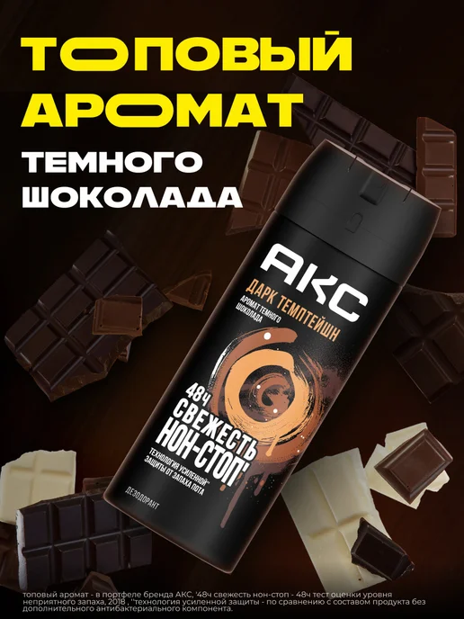 АКС Парфюмированный дезодорант мужской спрей Эпик Фреш 150мл 2шт, 150 мл, 4 шт, фото 3