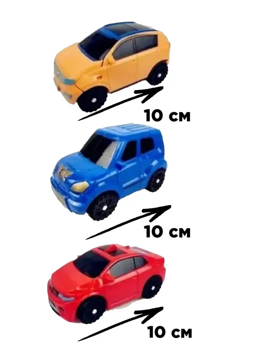 3 CARS COMBINE TRITAN Робот-трансформер 3 в 1, 25 см большой, подарок мальчику, красный, в упаковке 200 г, фото 2
