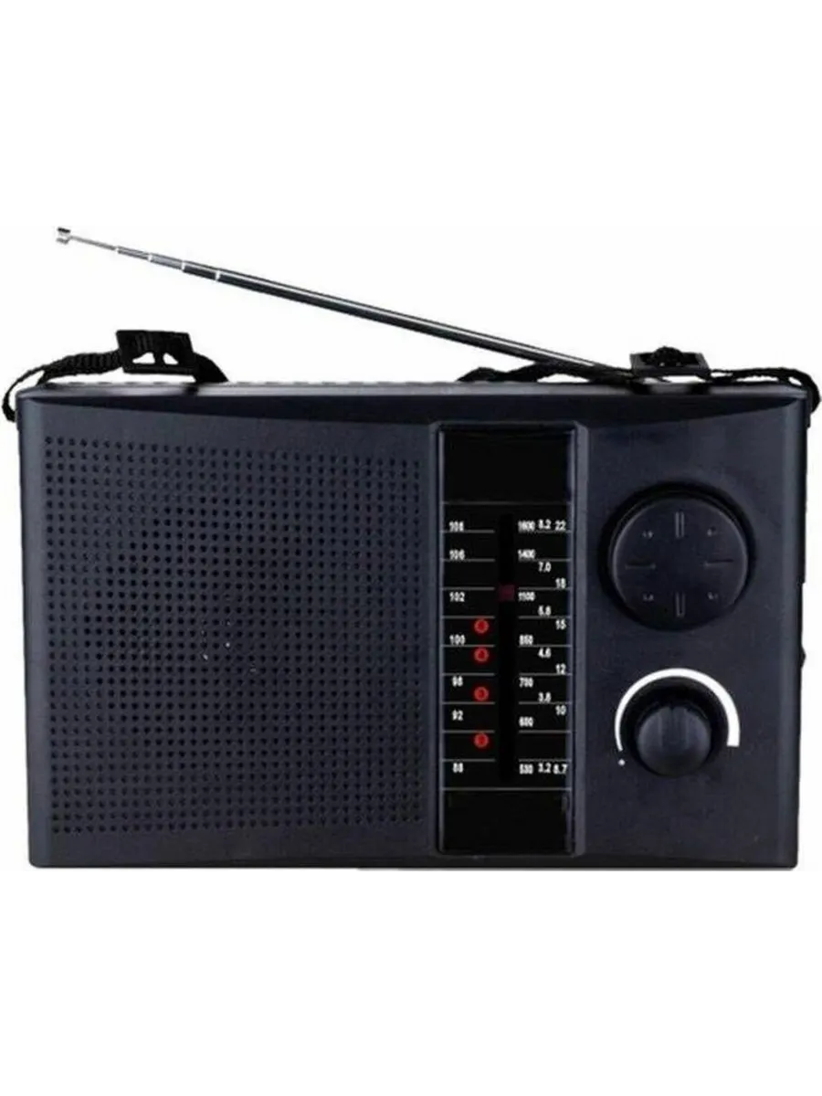 Радиоприемник 12 FM 64-108МГц, бат. 2*R20, 220V
