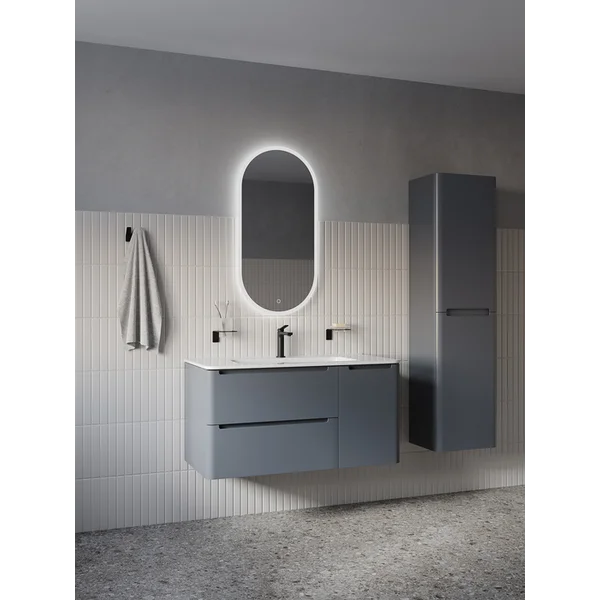 Фото товара на маркетплейсе wildberries Зеркало с подсветкой настенное 90х45 см