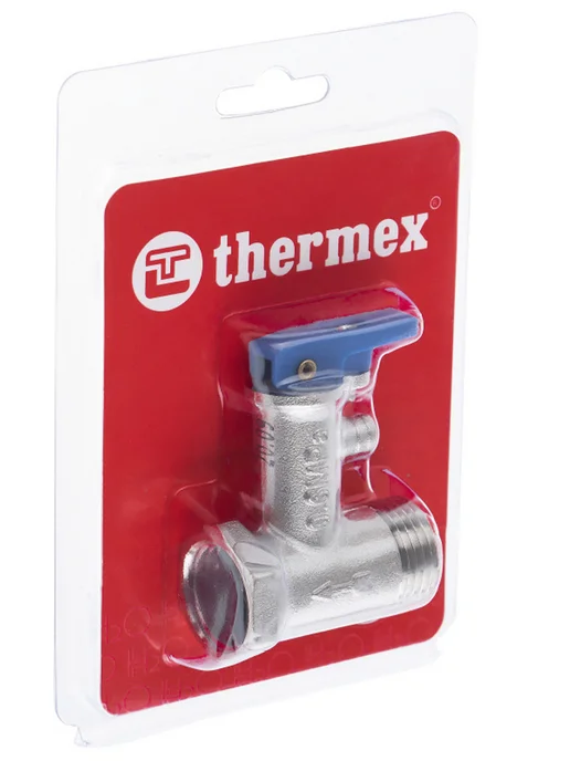 THERMEX Клапан предохранительный 1 2", 6 бар, с ручкой, вариант, фото 2