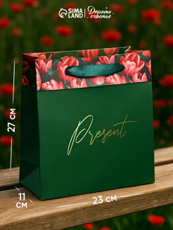 Пакет подарочный двухсторонний Сима-Ленд & Дарите Счастье 429759291 купить за 193 ₽ в интернет‑магазине Wildberries