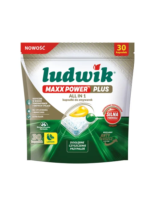 Ludwik Капсулы для посудомоечной машины (лимон), 30шт, 30 шт, фото 2