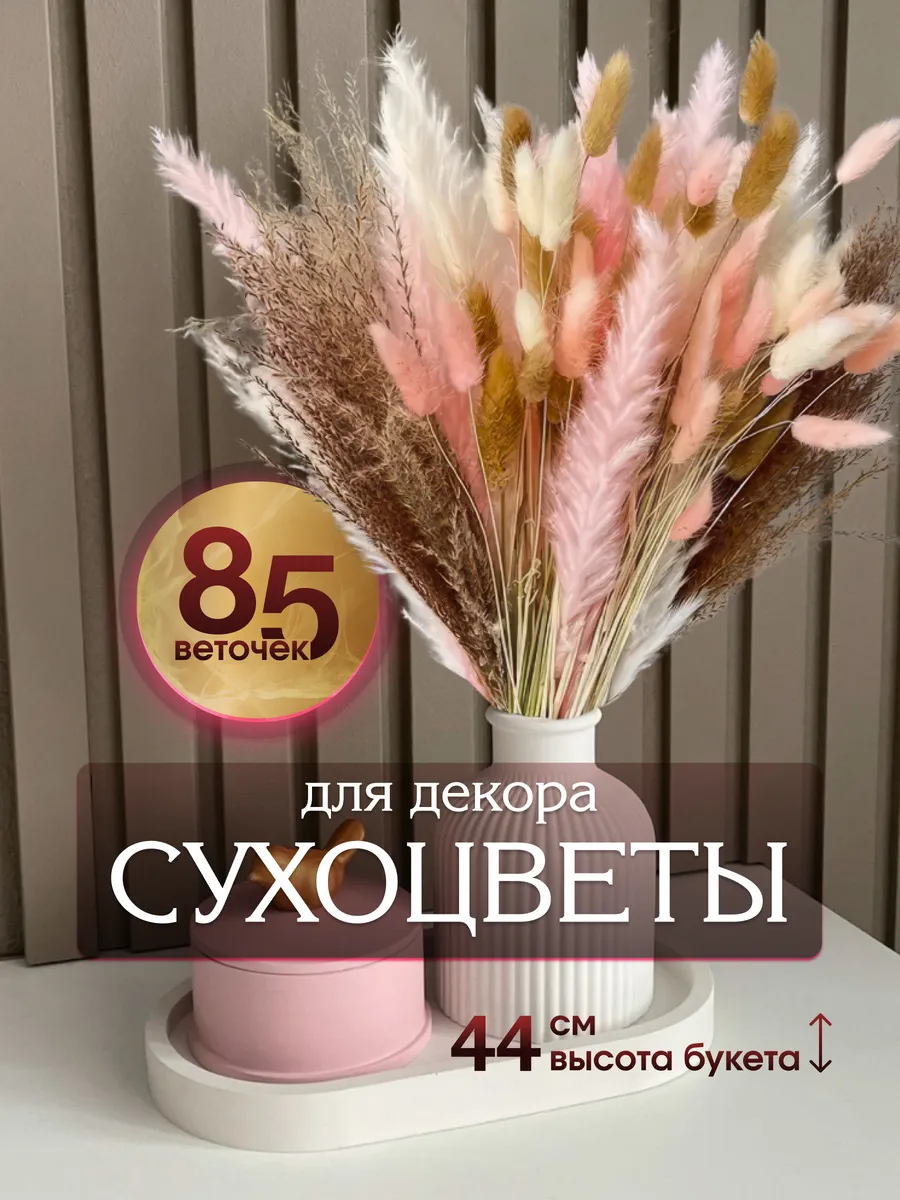 сухоцветы для декора декоративные цветы для интерьера