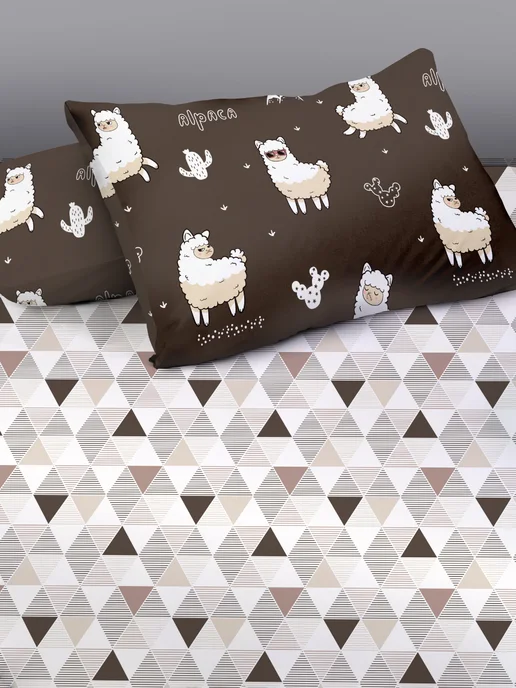 Uniqcute Простыня на резинке поплин 180х200х25, 200x25, фото 4