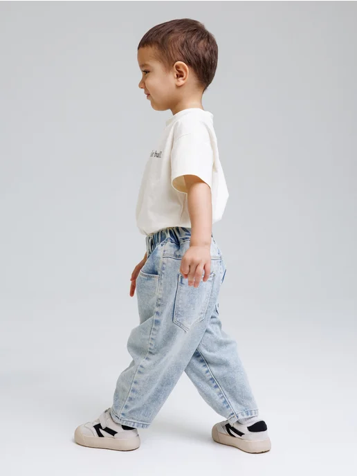 Safishka kids Футболка детская, бежевый, фото 4