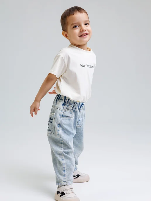 Safishka kids Футболка детская, бежевый, фото 5