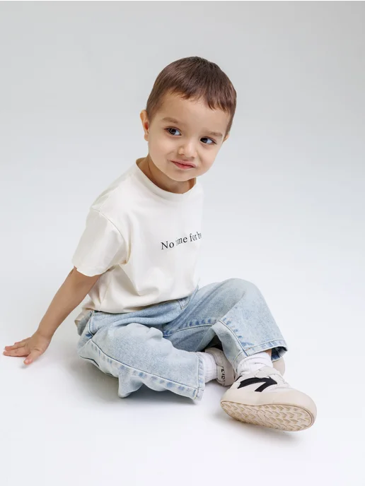 Safishka kids Футболка детская, бежевый, фото 6