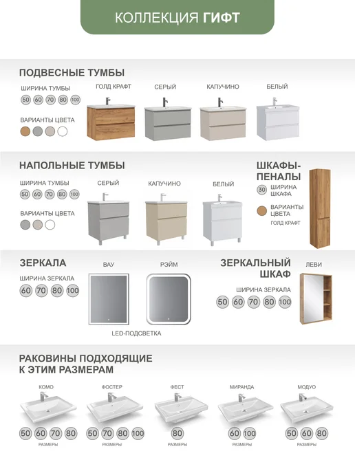 NESSTOR Тумба Gift Gold 100 с раковиной Foster 100 подвесная, золотой, фото 7