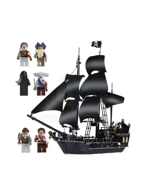 Cyber Toy Конструктор Пираты Карибского моря Черная Жемчужина, черный, фото 4