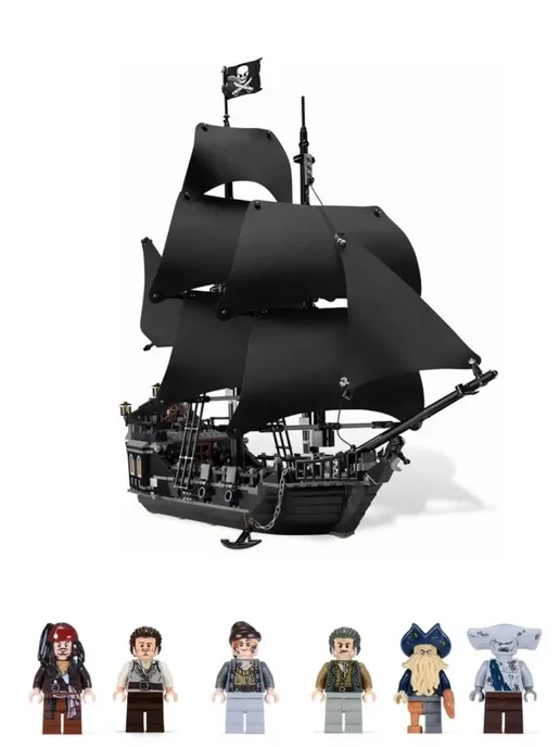 Cyber Toy Конструктор Пираты Карибского моря Черная Жемчужина, черный, фото 5