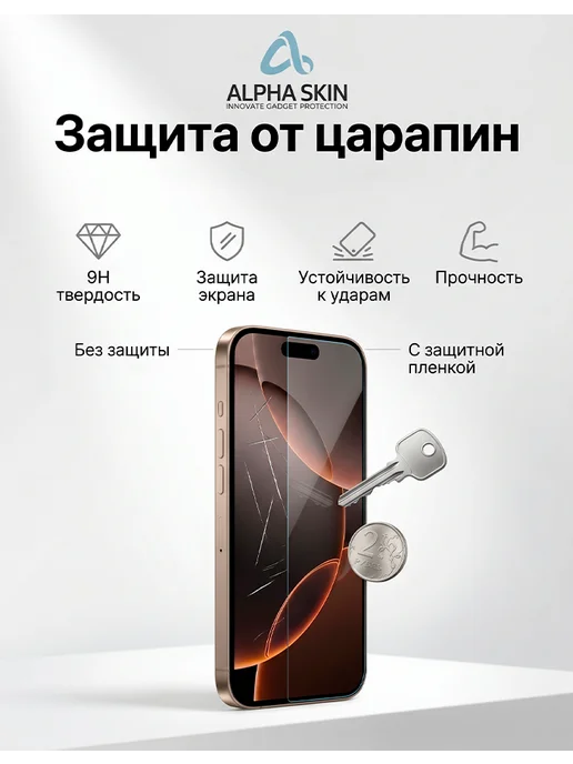 Alphaskin Глянцевая защитная пленка Samsung Galaxy S25 Ultra, белый, фото 2