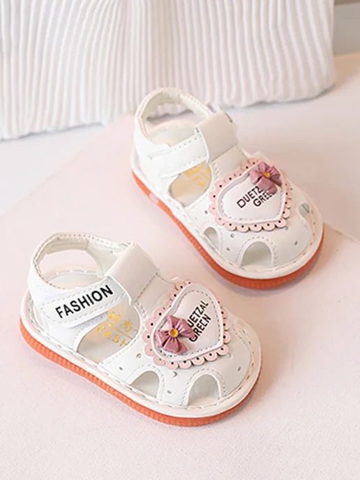 Sweet heels сандалии пинетки обувь для новорожденных, белый, фото 3