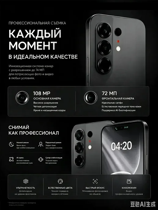 Смартфон TECNO 1 6/512 ГБ, цвет не указан, фото 2