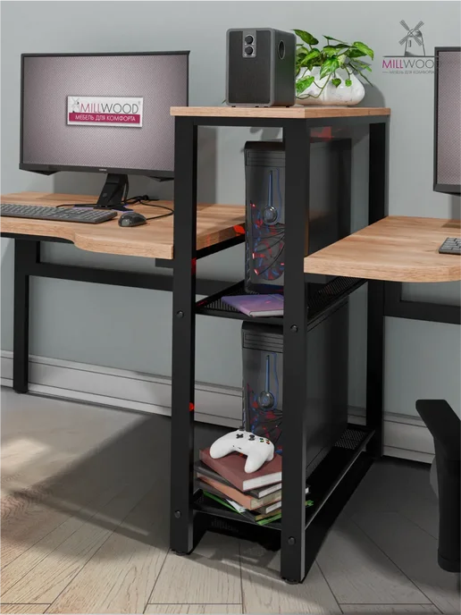 Millwood Стол компьютерный, черный, фото 8