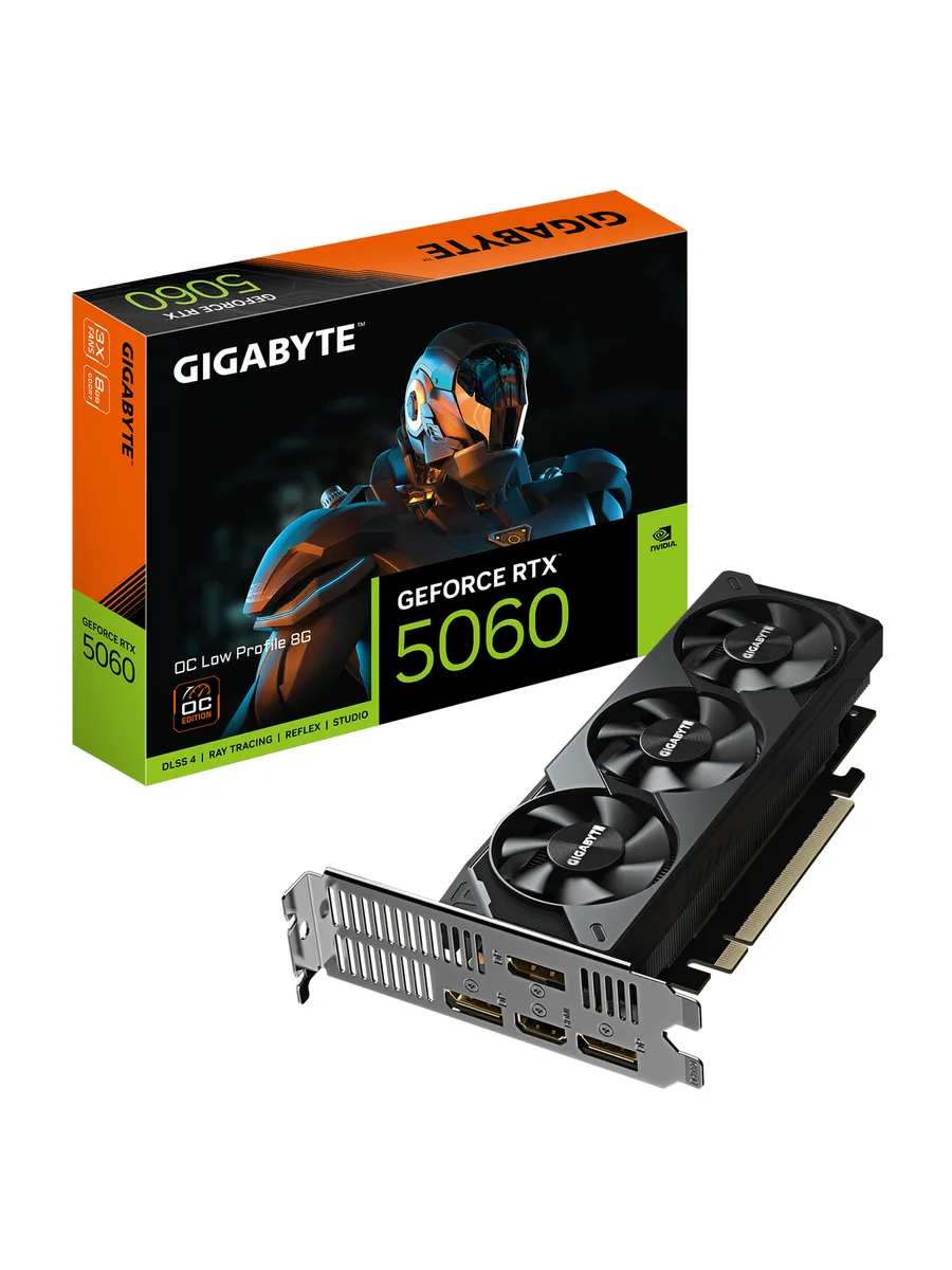 Видеокарта RTX 5060 8 ГБ RTL (GV-N5060OC-8GL) Gigabyte 430749963 купить за 45 539 ₽ в интернет‑магазине Wildberries