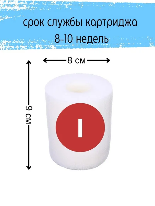 Bestway Картридж для фильтра бассейна тип 1 многоразовый сменный, 2 шт, фото 3