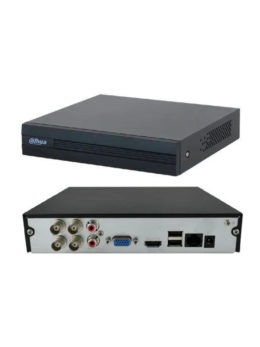Dahua 4-канальный гибридный видеорегистратор XVR1B04H-I 5MP, черный, фото 4