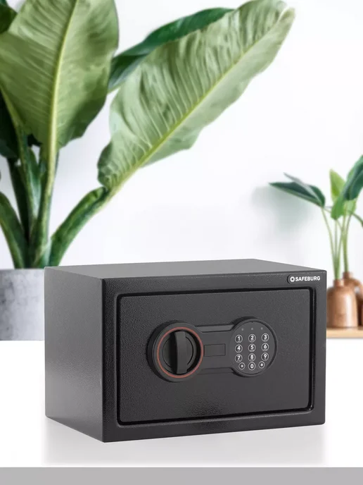 SAFEBURG Сейф для денег и документов SB-200 Black, черный, фото 8