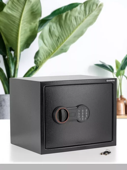 SAFEBURG Сейф для денег и документов SB-300 Black, черный, фото 8