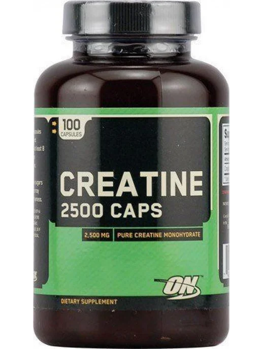Optimum Nutrition Creatine Monohydrate 2500 Caps 100 капсул, вариант