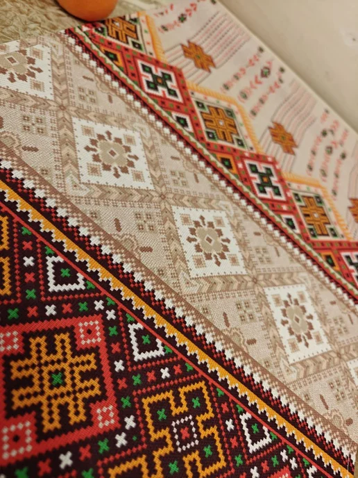 Текстиль домашний Рушник славянский русско народный, красный, фото 3