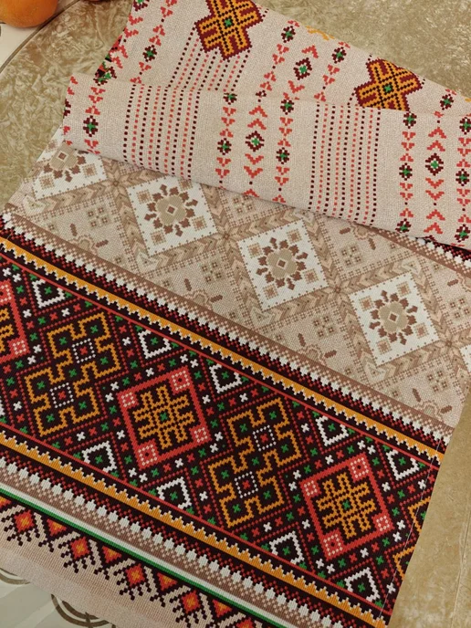 Текстиль домашний Рушник славянский русско народный, красный, фото 7