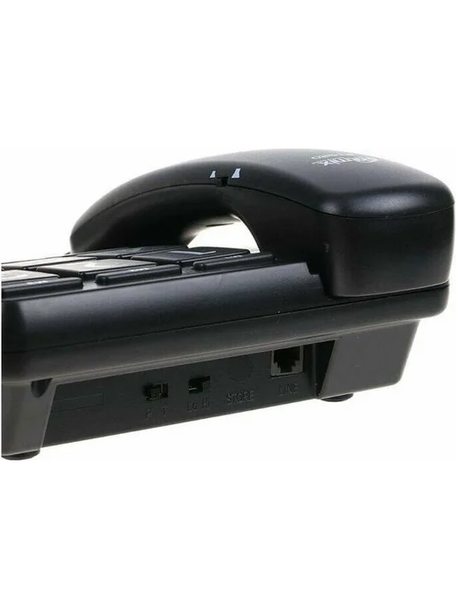 RITMIX Стационарный телефон проводной для дома и офиса RT-520 black, черный, фото 5