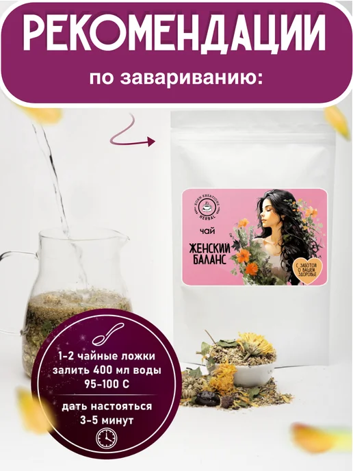 КОРНЮШИН и КО Гинекологический сбор с боровой маткой и красной щеткой 50г, 50 г, фото 5