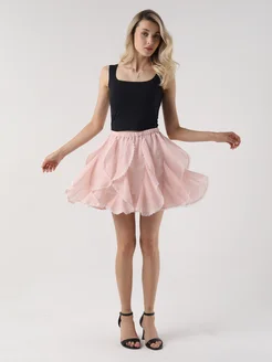 Шифоновая юбка летняя с воланами Элиса Zaki women 431320771 купить за 1 944 ₽ в интернет‑магазине Wildberries