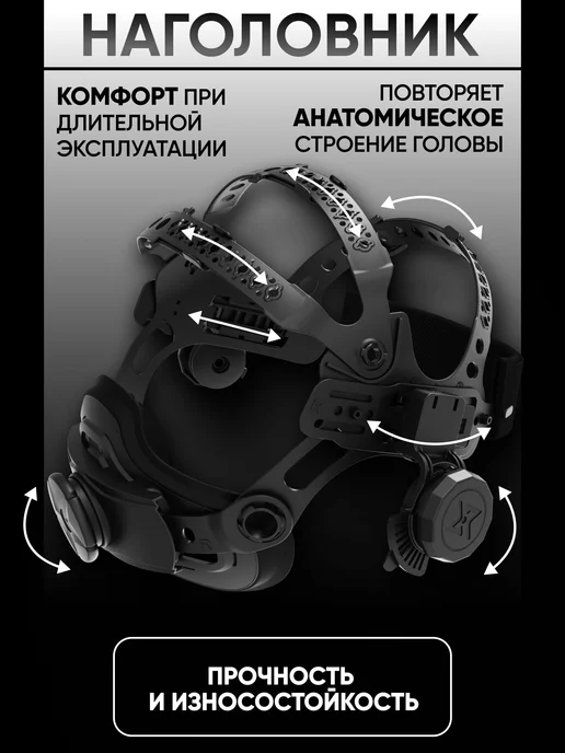 STARTWELD Маска сварочная хамелеон START DIGITAL X SMART 51ST04X, черный, фото 7
