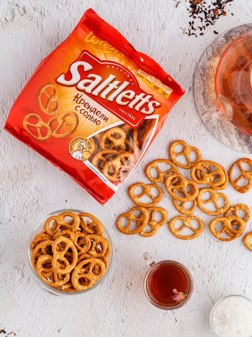 Lorenz Крендель с солью Saltletts 3 шт по 150 гр, 3 шт, 150 г, фото 8