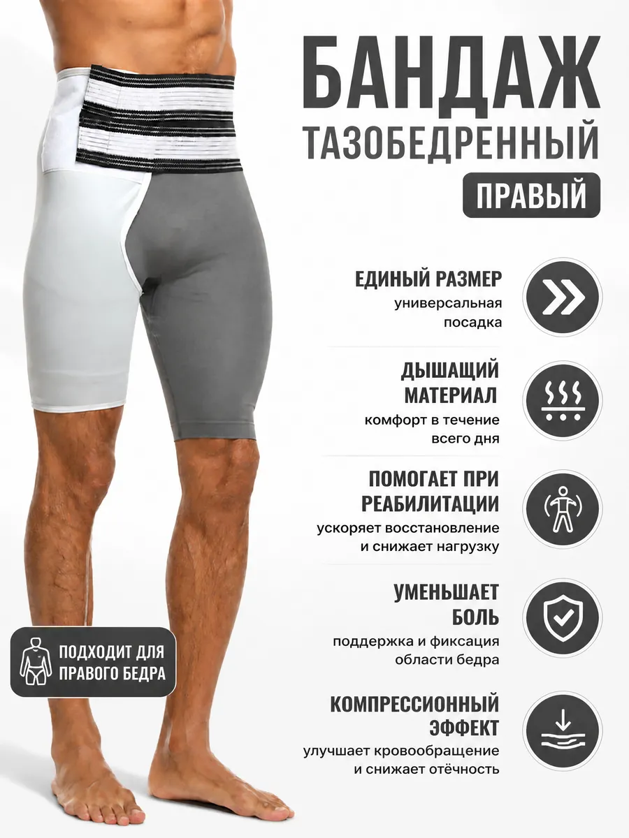 Бандаж для тазобедренного сустава правый