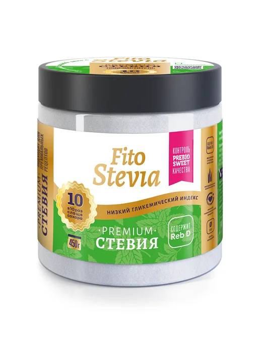 Пребиосвит Сахарозаменитель Стевия в стиках (Prebiosweet Stevia) 100 шт, 450 г, фото 8