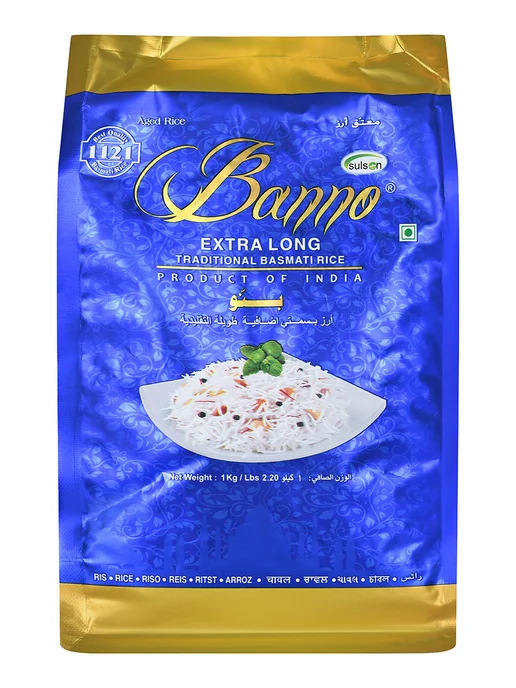 Banno Рис Басмати Extra Long шлифованный 1 кг, 1 кг, фото 2