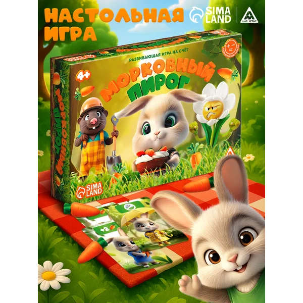 Развивающая настольная игра для детей 3+