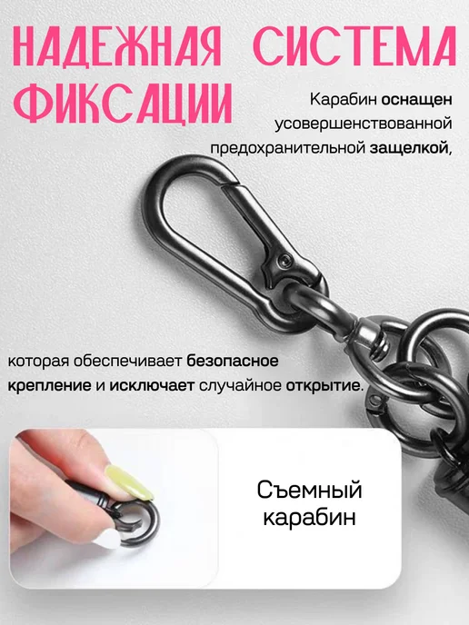 Flick Шнурок для телефона на шею, зеленый, фото 4
