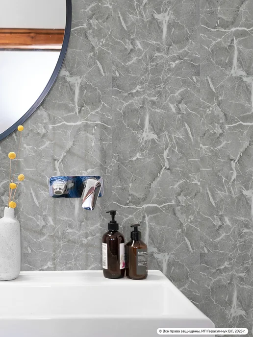 AMODECOR Плитка самоклеящаяся 60х30 см ПВХ панели для стен 30 шт, 60x30 см, 30 шт, фото 2