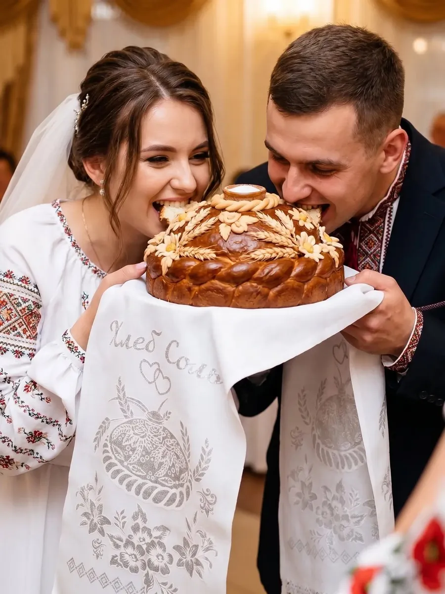 Рушник свадебный, рушник для каравая хлеб соль сувенирный