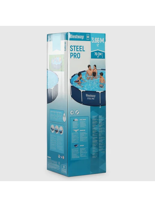 Bestway Бассейн каркасный 366х366х76 см, 366x366x76 см, фото 3