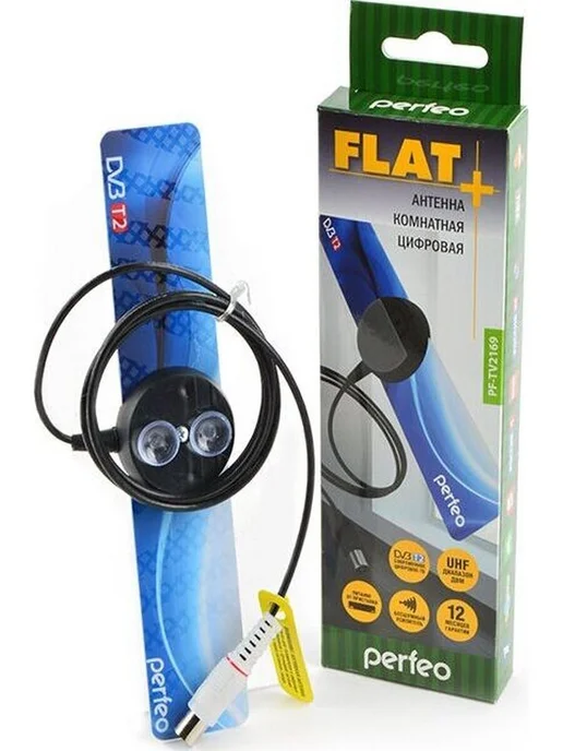 PERFEO Антенна для телевизора комнатная (PF_4503) FLAT+ активная, вариант, фото 5