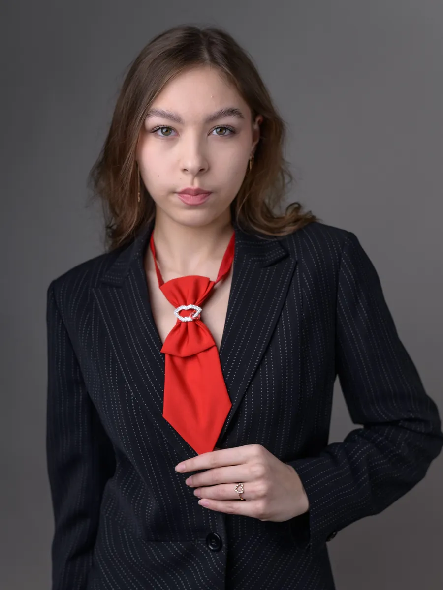 Галстук красный 006-0026Кр