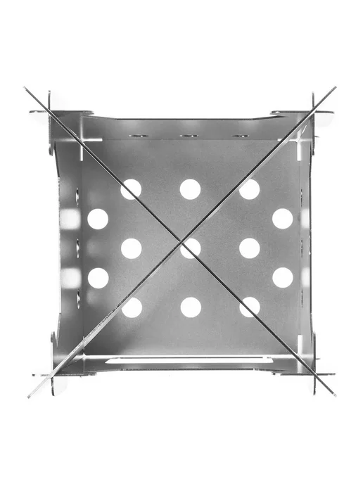 Helios Печь-щепочница складная ПМ-03, 112х112х170мм, сталь 1мм, 112x112x170 мм, фото 2