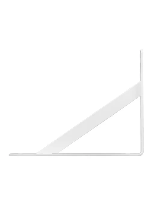 СИБРТЕХ Кронштейн усиленный, 250 x 200 x 30 x 4 мм, белый, 250x200, фото 3