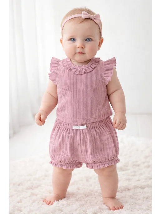 GILDI KIDS Шорты для новорожденных, розовый, фото 4